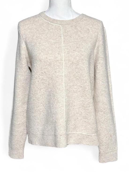 Jason Wu Sweaters - Jason Wu Cream Bouclé Knit Sweater Women’s Soft Minimalist Cozy Top Medium